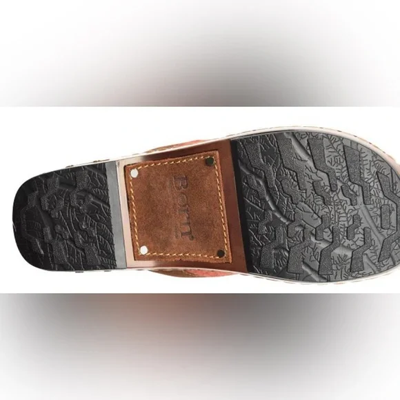 Born Bandy Blankets Clog - Rust Blanket Combo - Picture 6 of 12